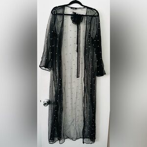 Black Fashion Robe